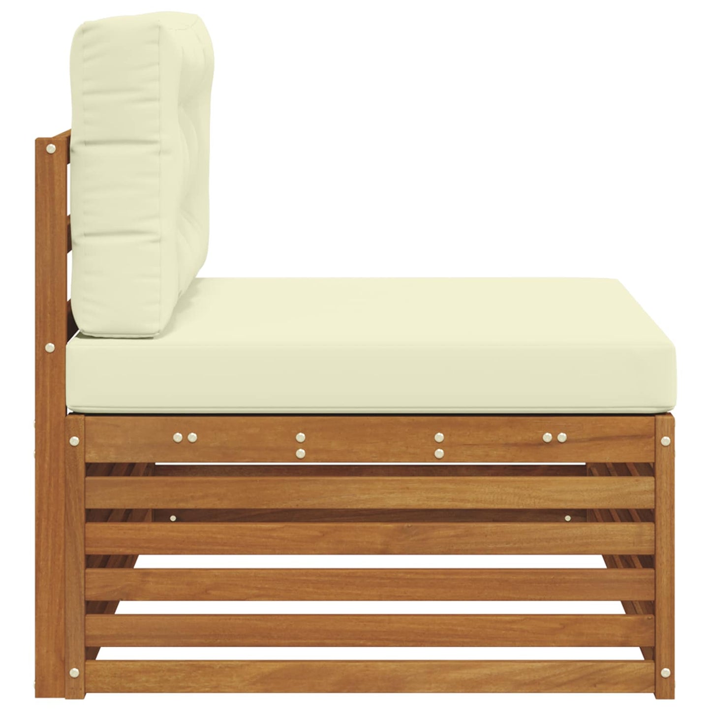 Divano Esterno Finale con cuscino Naturale 115 x 83 x 73 cm