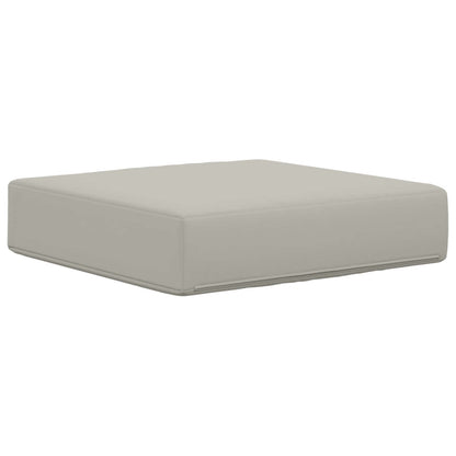 Cuscino da Sedia Esterno Grigio 40 x 40 x 8 cm 100% Poliestere