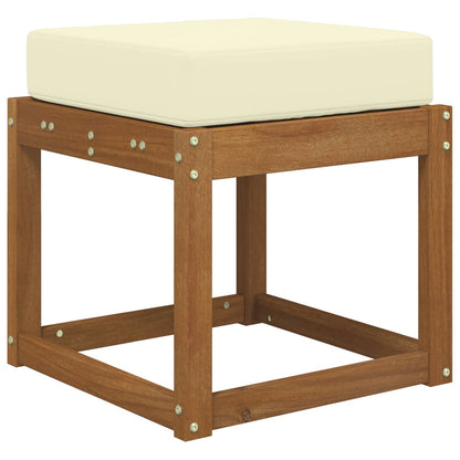 Cuscino da Sedia Esterno Crema 40 x 40 x 8 cm 100% Poliestere