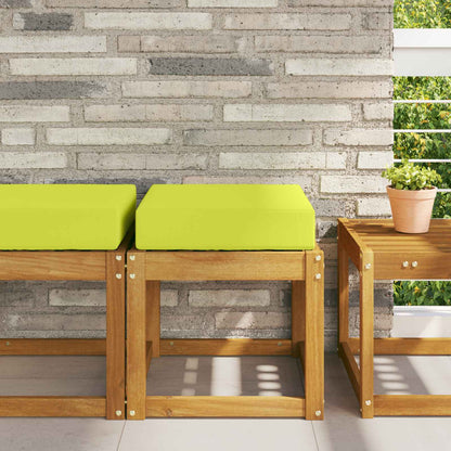 Cuscino da Sedia Esterno Verde 40 x 40 x 8 cm 100% Poliestere
