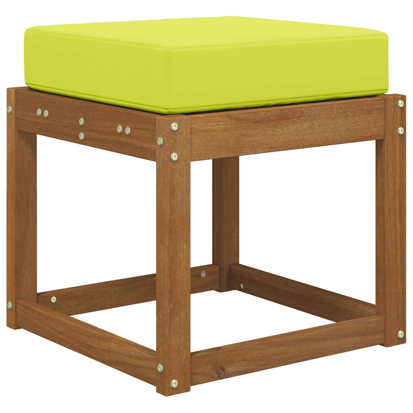 Cuscino da Sedia Esterno Verde 40 x 40 x 8 cm 100% Poliestere