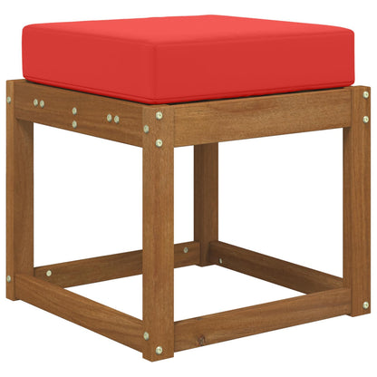 Cuscino da Sedia Esterno Rosso 40 x 40 x 8 cm 100% Poliestere