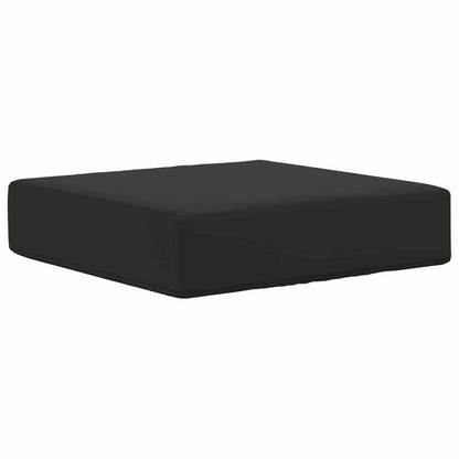 Cuscino da Sedia Esterno Nero 40 x 40 x 8 cm 100% Poliestere
