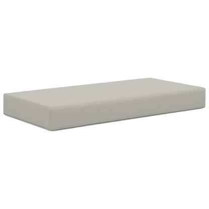 Cuscino da Sedia Esterno Grigio 80 x 40 x 8 cm 100% Poliestere