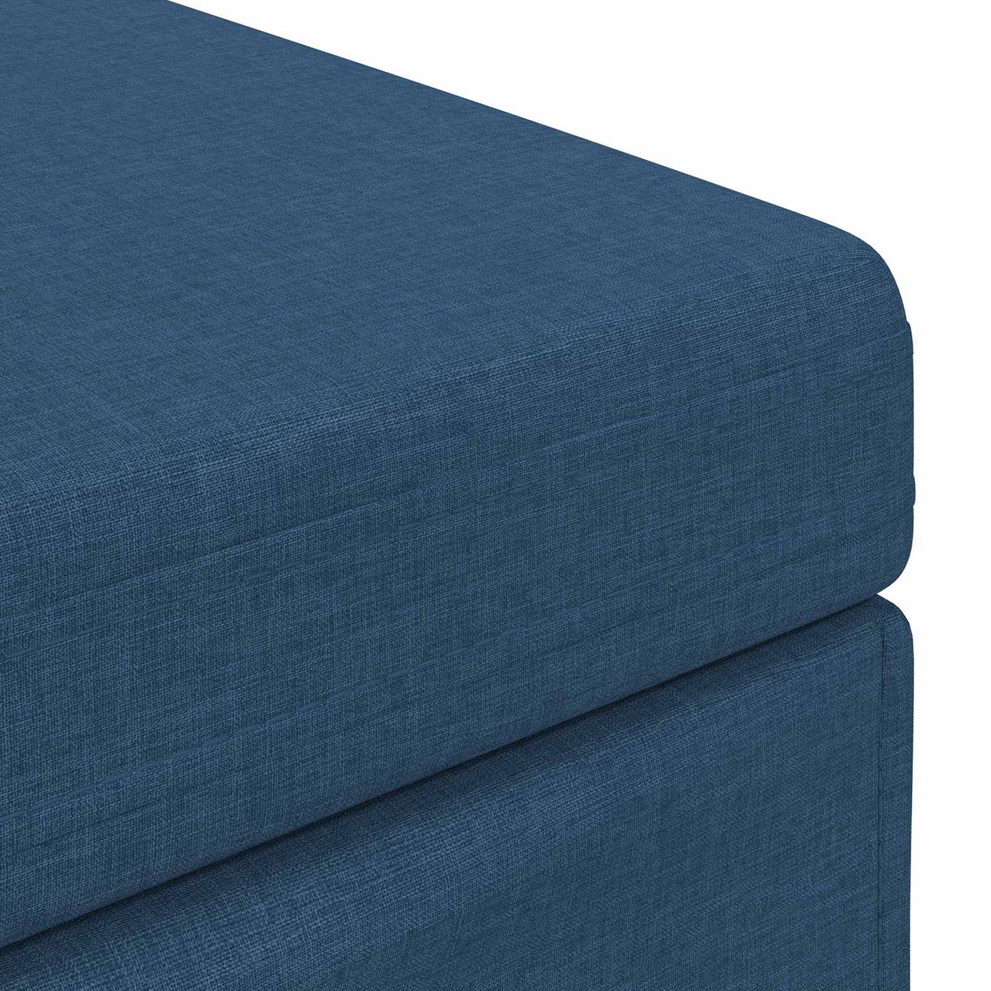 Pouf Blu 41 x 41 x 40 cm Tessuto e Legno Ingegnerizzato