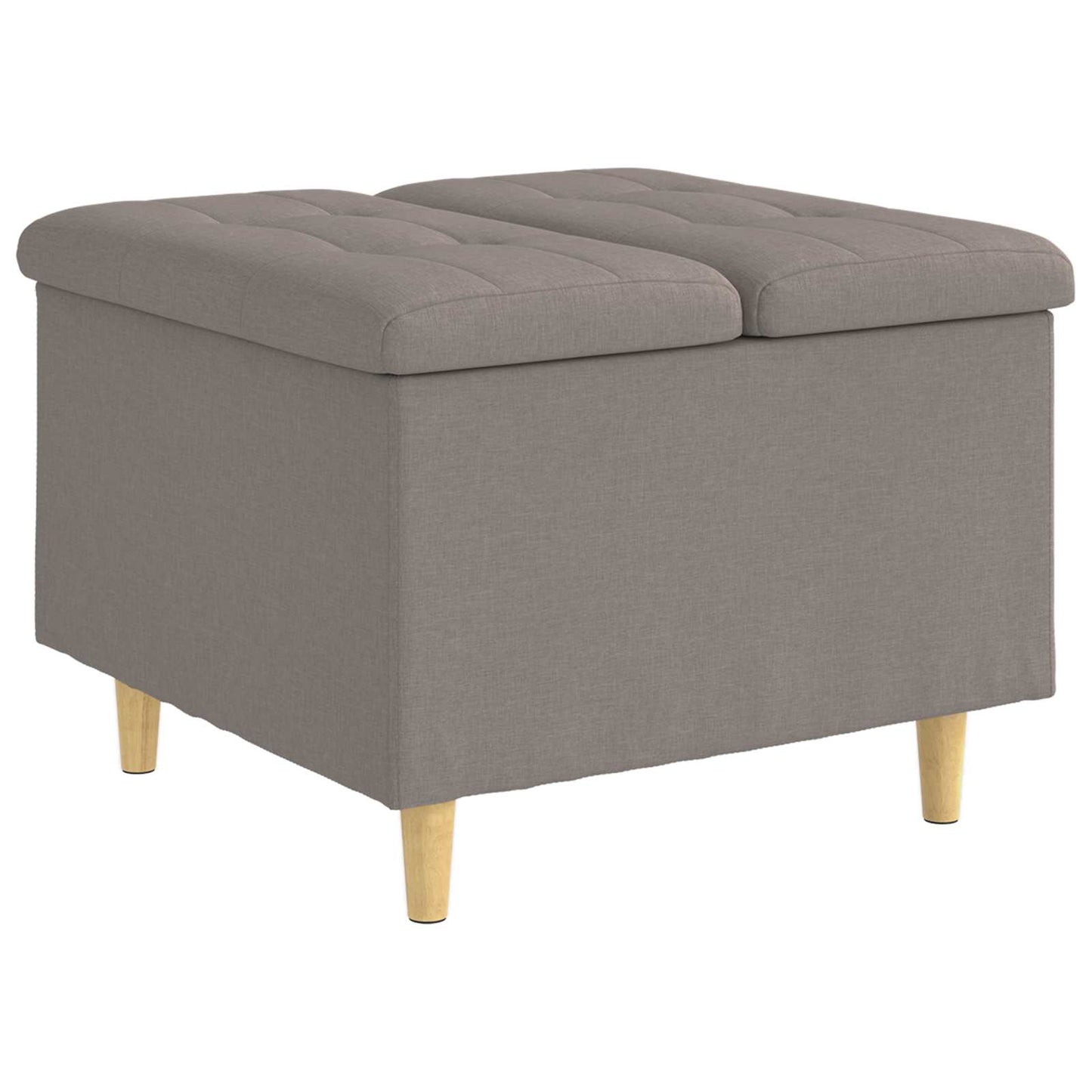 Pouf contenitore con cuscino Talpa 60 x 60 x 45 cm Tessuto