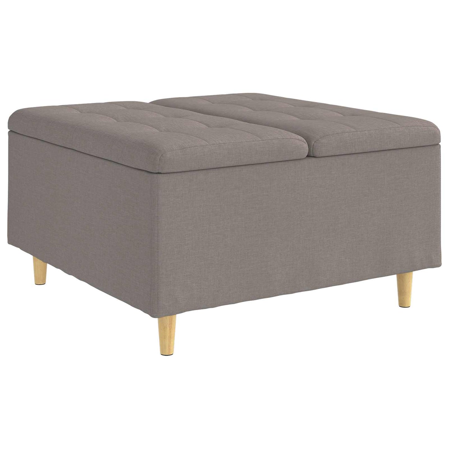 Pouf contenitore con cuscino Talpa 80 x 80 x 45 cm Tessuto