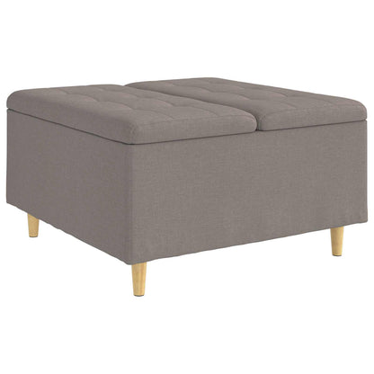 Pouf contenitore con cuscino Talpa 80 x 80 x 45 cm Tessuto