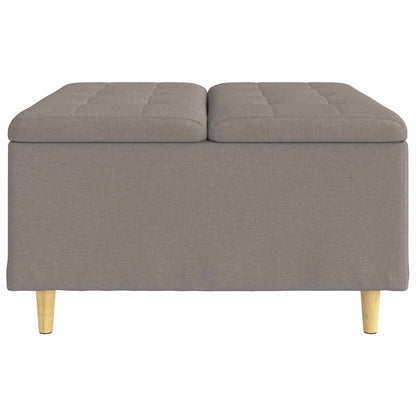 Pouf contenitore con cuscino Talpa 80 x 80 x 45 cm Tessuto