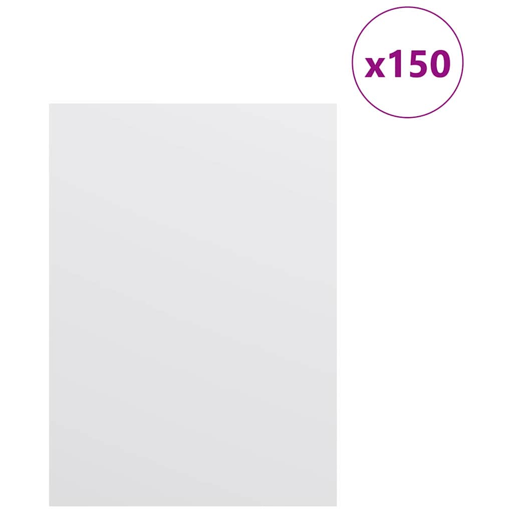 Pannelli decorativi 150 pcs Bianco 15 x 21 x 0.27 cm