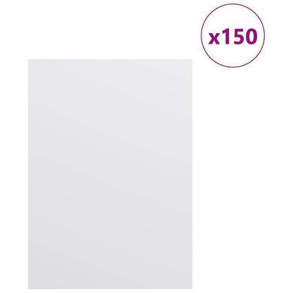 Pannelli decorativi 150 pcs Bianco 15 x 21 x 0.27 cm