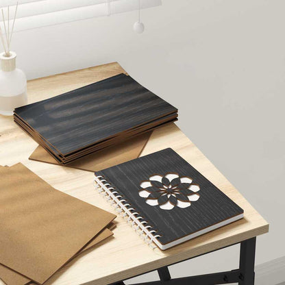 Pannelli decorativi 12 pcs Rovere Nero 15 x 21 x 0.27 cm