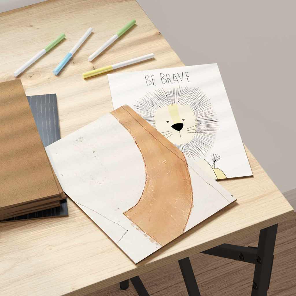 Pannelli decorativi 12 pcs Rovere Nero 15 x 21 x 0.27 cm