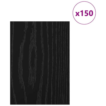 Pannelli decorativi 150 pcs Rovere Nero 15 x 21 x 0.27 cm