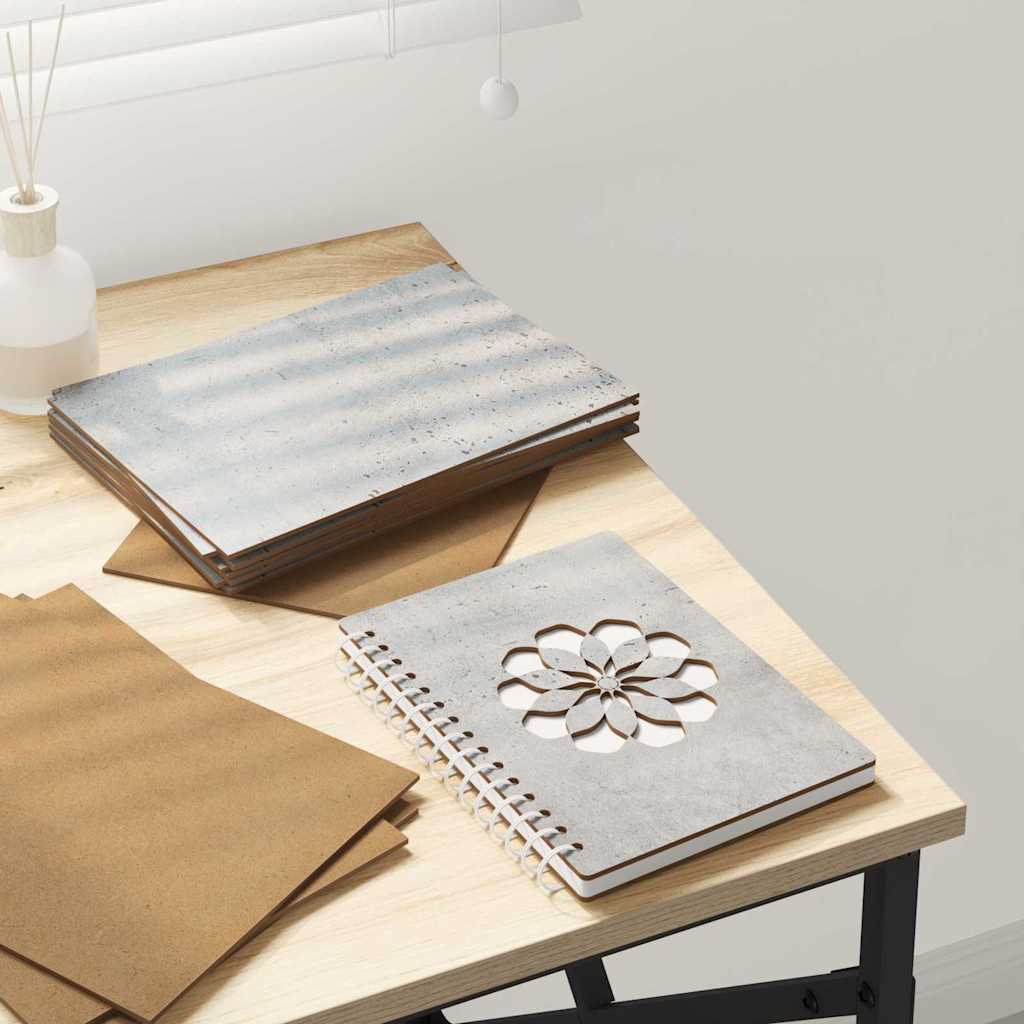 Pannelli decorativi 150 pcs Grigio cemento 15 x 21 x 0.27 cm