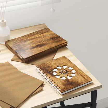 Pannelli decorativi 12 pcs Rovere fumÃ© 15 x 21 x 0.27 cm