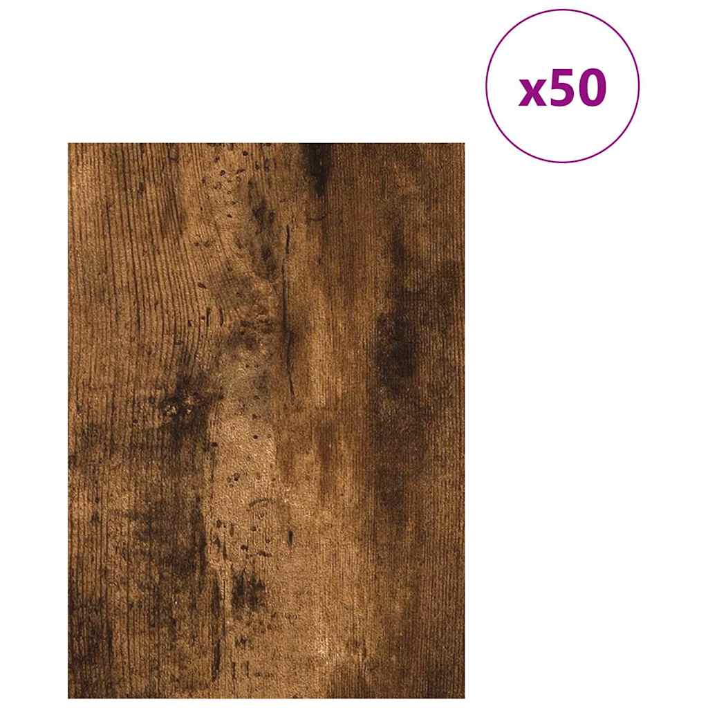 Pannelli decorativi 50 pcs Rovere fumÃ© 15 x 21 x 0.27 cm