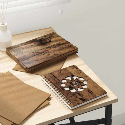 Pannelli decorativi 12 pcs Legno vecchio 15 x 21 x 0.27 cm