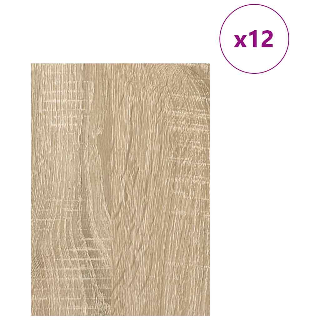 Pannelli decorativi 12 pcs Rovere Sonoma 21 x 30 x 0,27 cm
