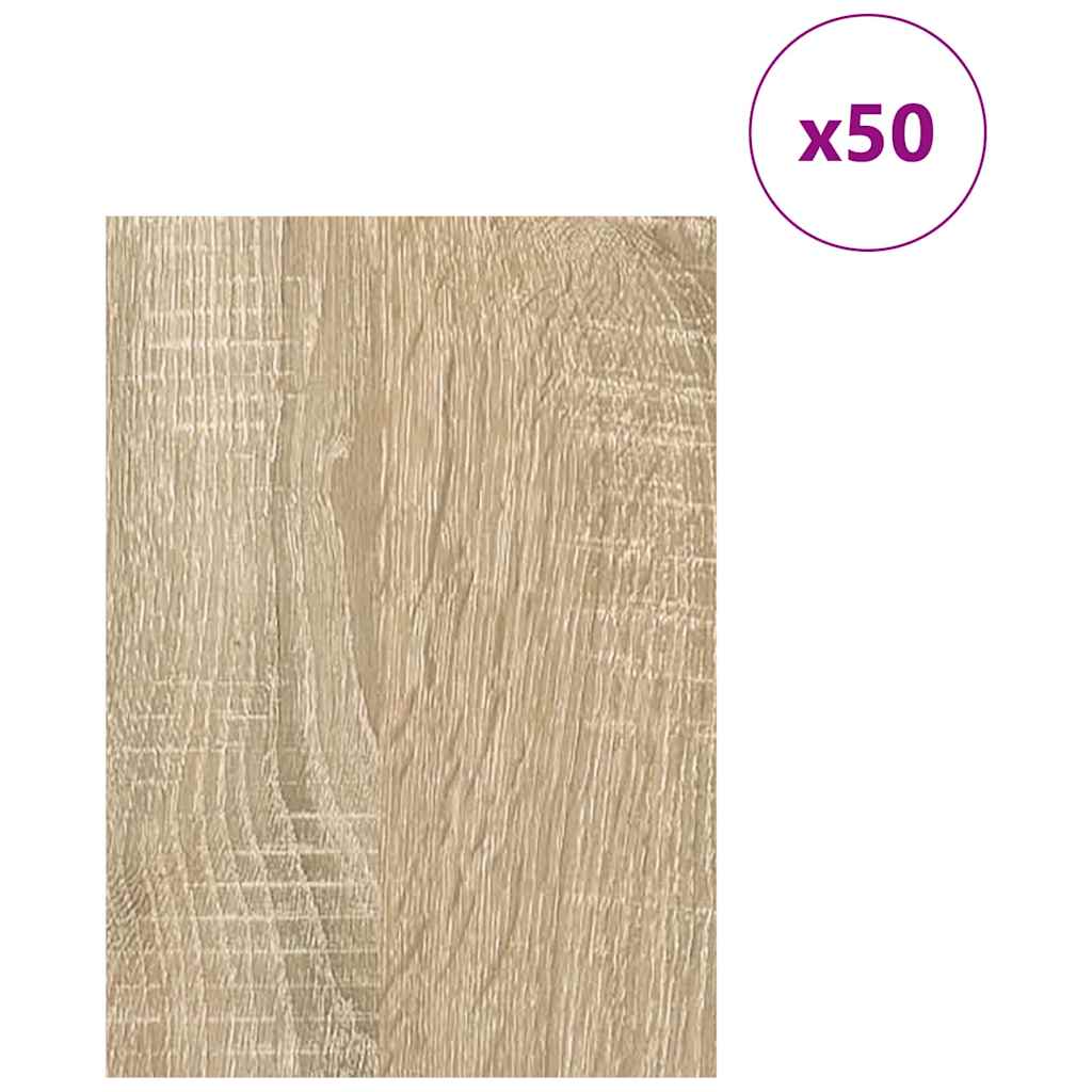 Pannelli decorativi 50 pcs Rovere Sonoma 21 x 30 x 0,27 cm
