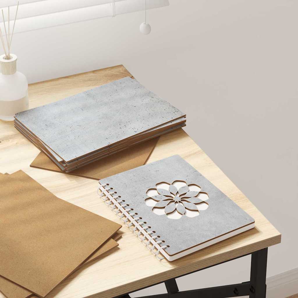 Pannelli decorativi 50 pcs Grigio cemento 21 x 30 x 0,27 cm