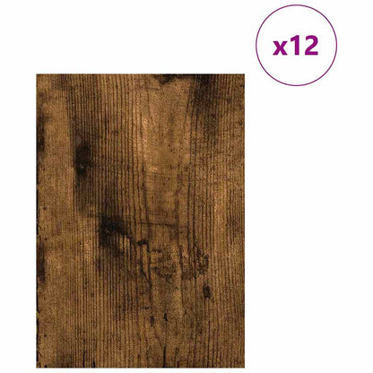Pannelli decorativi 12 pcs Rovere fumÃ© 21 x 30 x 0,27 cm