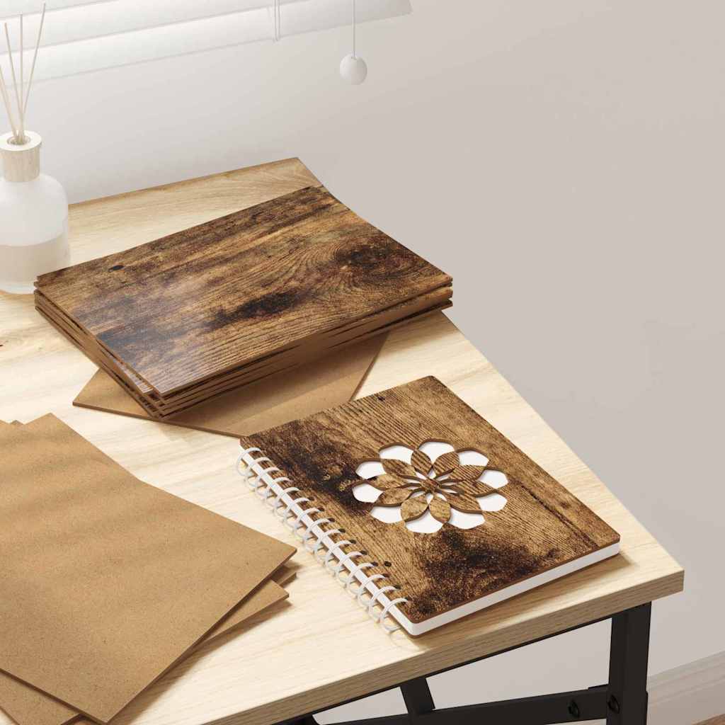 Pannelli decorativi 50 pcs Rovere fumÃ© 21 x 30 x 0,27 cm