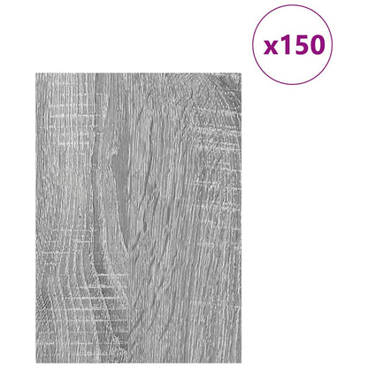 Pannelli decorativi 150 pcs Grigio Sonoma 21 x 30 x 0,27 cm