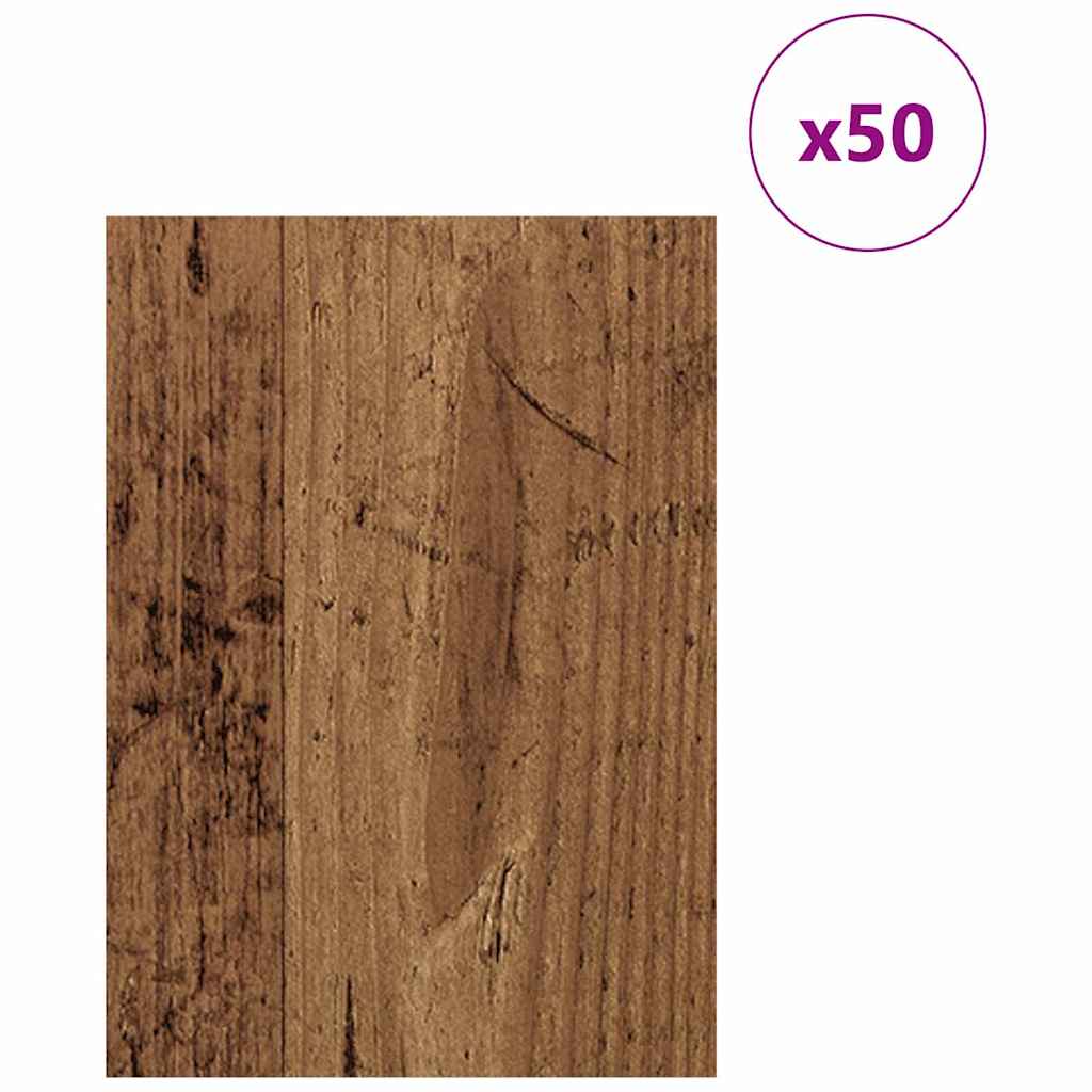 Pannelli decorativi 50 pcs Legno vecchio 21 x 30 x 0,27 cm