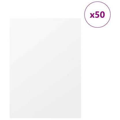 Pannelli decorativi 50 pcs Bianco 30 x 42 x 0.27 cm