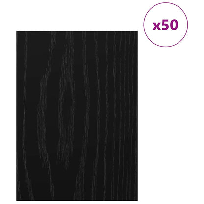 Pannelli decorativi 50 pcs Rovere Nero 30 x 42 x 0.27 cm