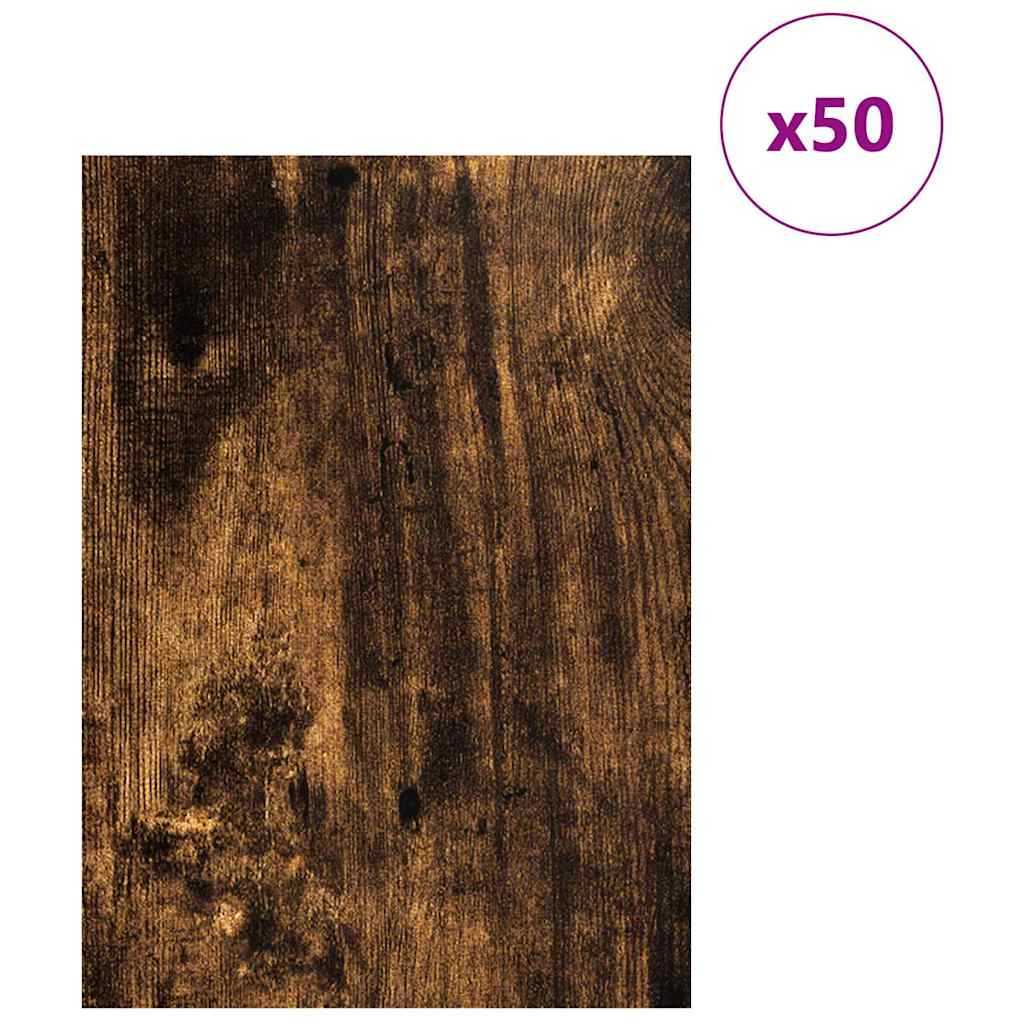 Pannelli decorativi 50 pcs Rovere fumÃ© 30 x 42 x 0.27 cm