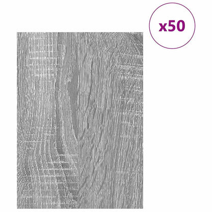 Pannelli decorativi 50 pcs Grigio Sonoma 30 x 42 x 0.27 cm