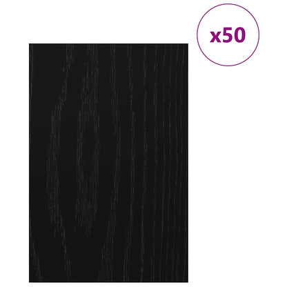 Pannelli decorativi 50 pcs Rovere Nero 40 x 60 x 0.27 cm