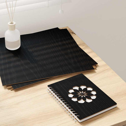 Pannelli decorativi 50 pcs Rovere Nero 30 x 30 x 0.27 cm