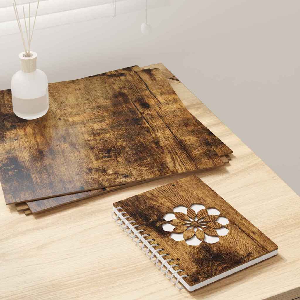 Pannelli decorativi 50 pcs Rovere fumÃ© 30 x 30 x 0.27 cm