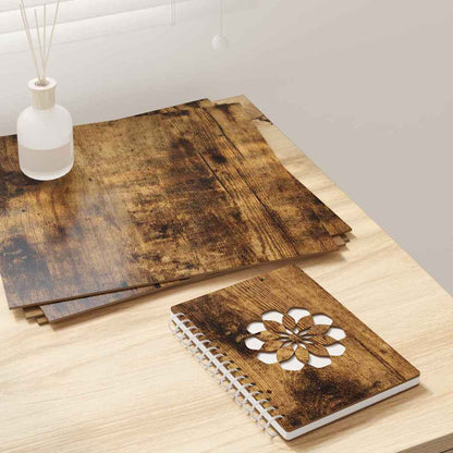 Pannelli decorativi 50 pcs Rovere fumÃ© 30 x 30 x 0.27 cm