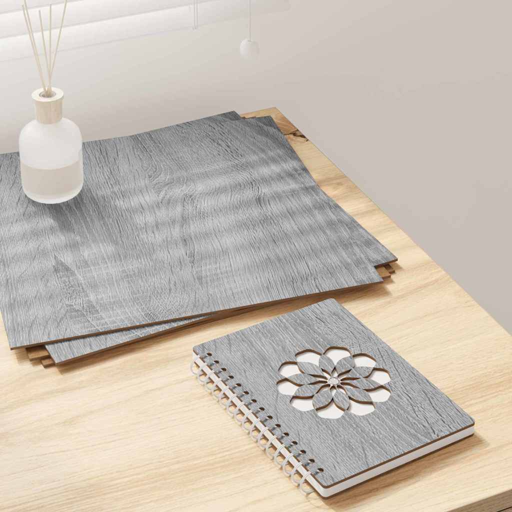 Pannelli decorativi 50 pcs Grigio Sonoma 30 x 30 x 0.27 cm