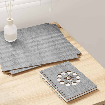 Pannelli decorativi 50 pcs Grigio Sonoma 30 x 30 x 0.27 cm