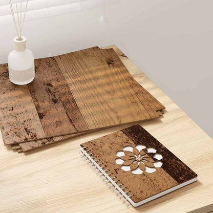 Pannelli decorativi 12 pcs Legno vecchio 30 x 30 x 0.27 cm