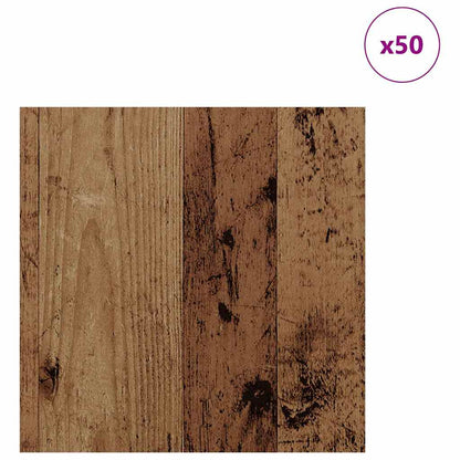 Pannelli decorativi 50 pcs Legno vecchio 30 x 30 x 0.27 cm