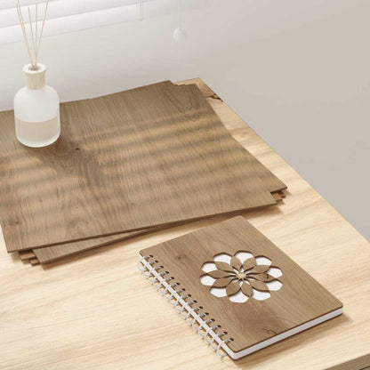Pannelli decorativi 12 pcs Rovere artigianale 30 x 30 x 0.27 cm