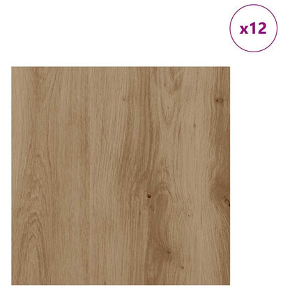 Pannelli decorativi 12 pcs Rovere artigianale 30 x 30 x 0.27 cm