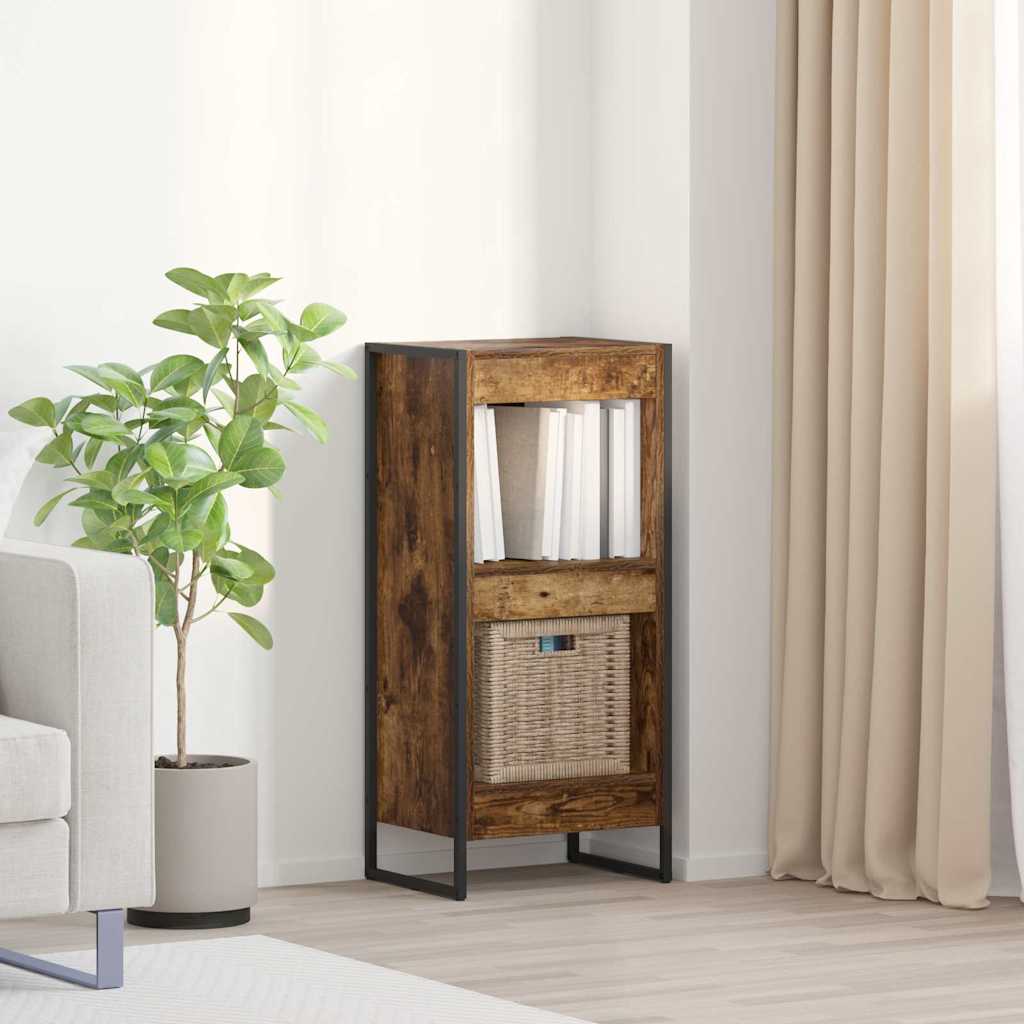 Armadio per Libri Quercia Fumosa 80 x 30 x 155 cm