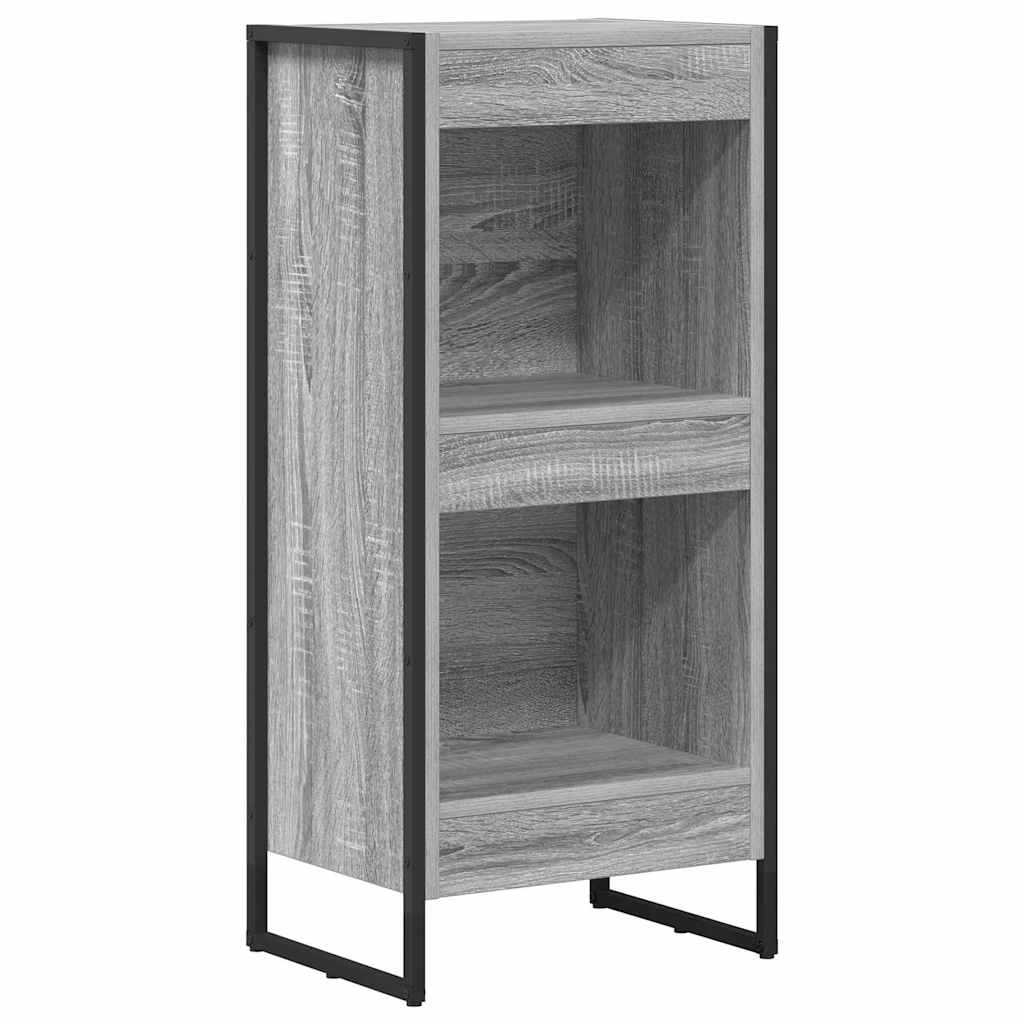 Armadio per Libri Grigio Sonoma 80 x 30 x 155 cm