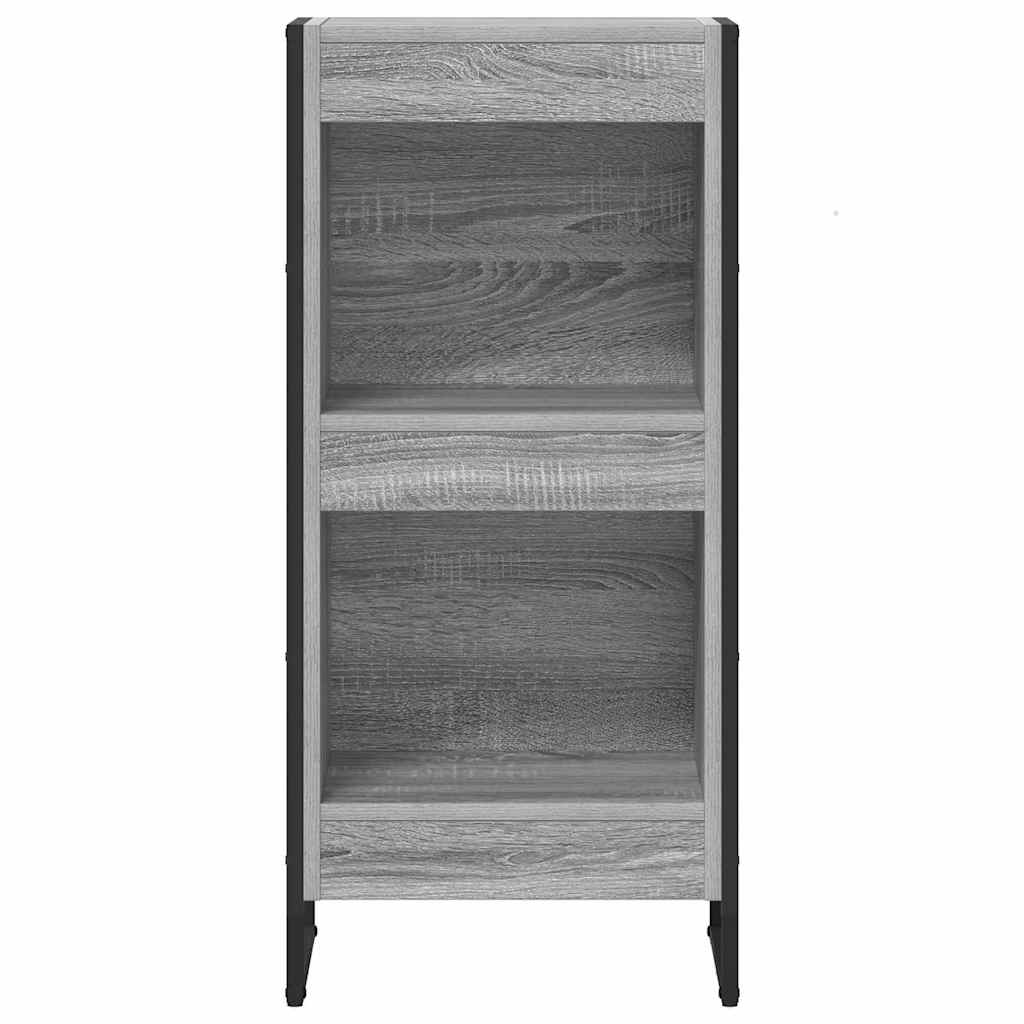 Armadio per Libri Grigio Sonoma 80 x 30 x 155 cm
