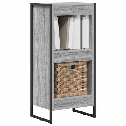 Armadio per Libri Grigio Sonoma 80 x 30 x 155 cm