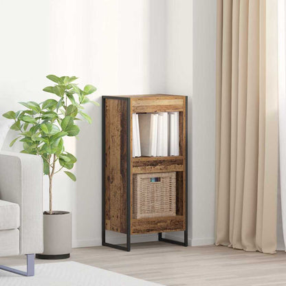 Armadio per Libri Legno vecchio 80 x 30 x 155 cm