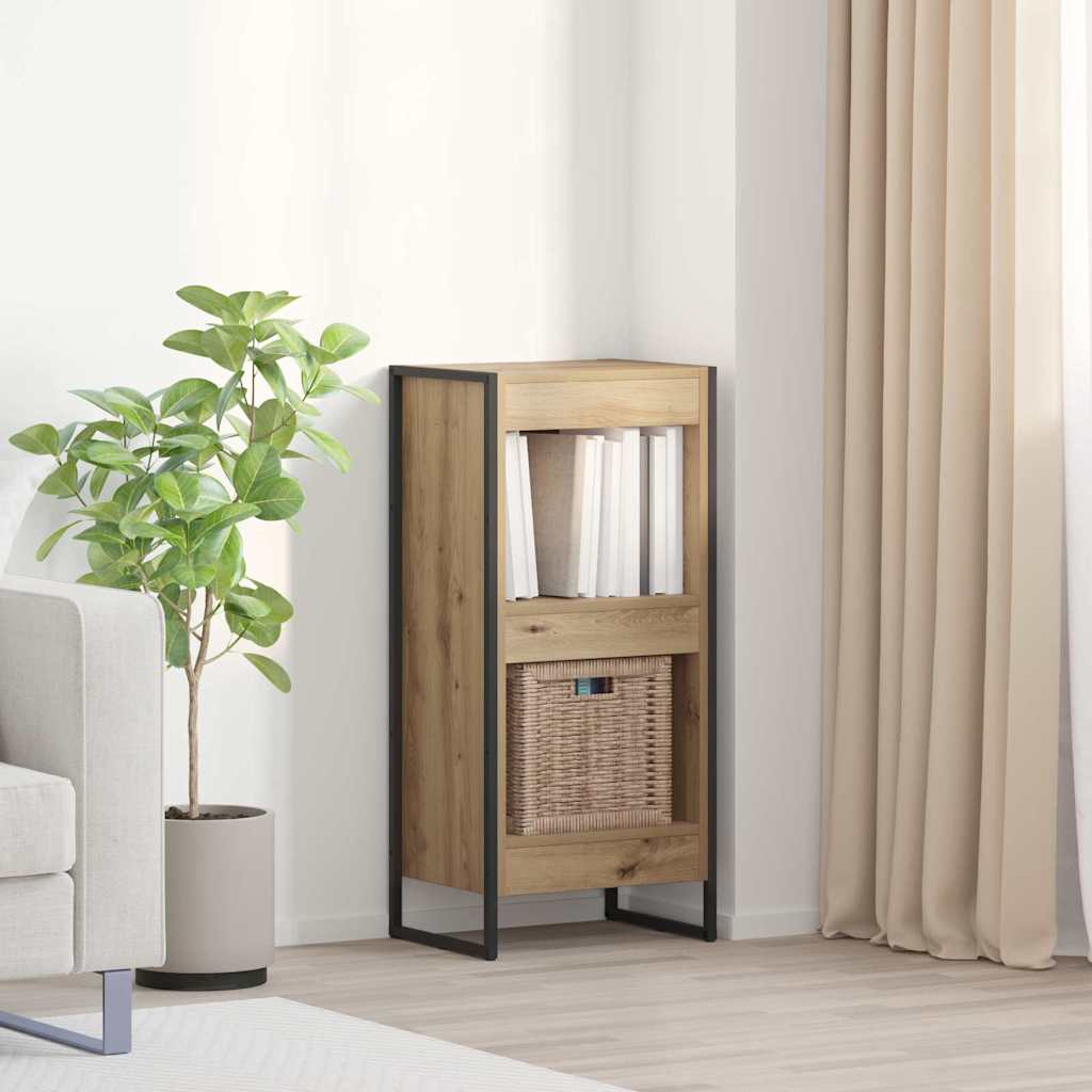 Armadio per Libri Rovere Artigianale 80 x 30 x 155 cm