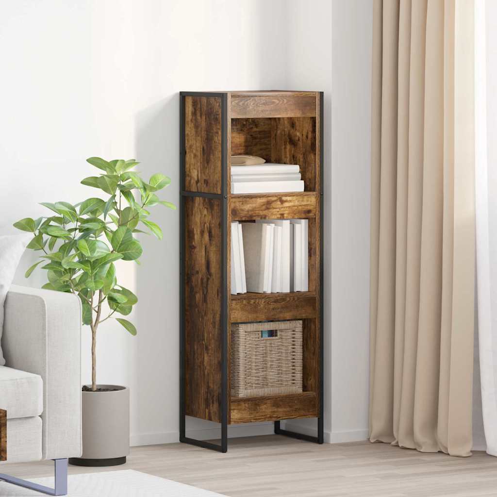 Armadio per Libri Quercia Fumosa 80 x 30 x 155 cm